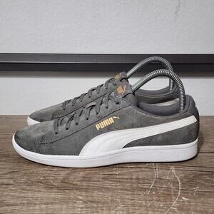 Puma Vikky Suede Women's Casual Lifestyle Shoes Sneakers Size 7 Gray